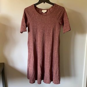 Anthro Gianni Mauve Dress